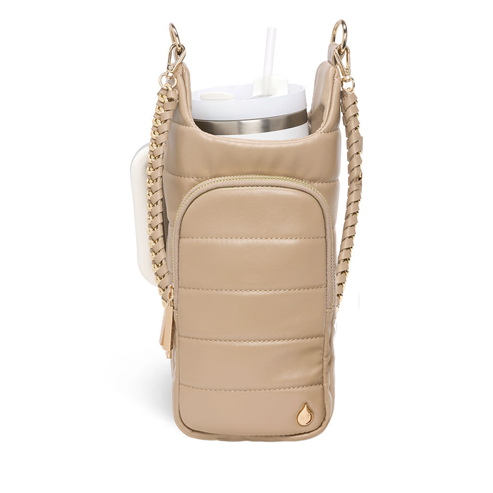 HydroBag® HANDLE™- Taupe Vegan Leather with Strap Bundle