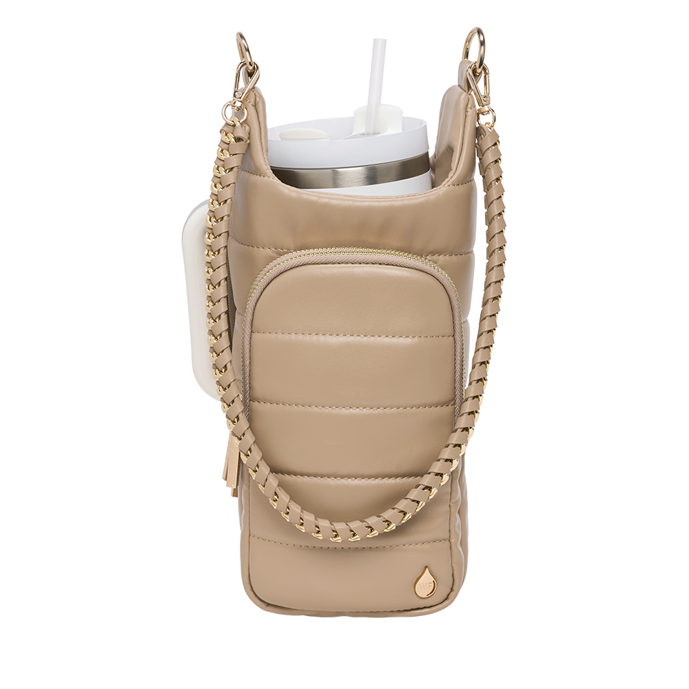 HydroBag® HANDLE™- Taupe Vegan Leather with Strap Bundle