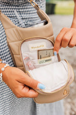 HydroBag® HANDLE™- Taupe Vegan Leather with Strap Bundle