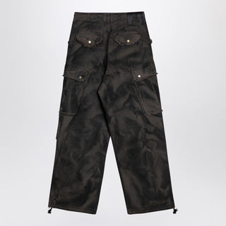 Vivi Black Washed Cargo Jeans - By Baano