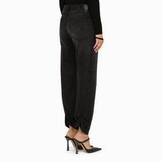 Black Denim Boyfriend Jeans - By Baano