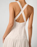 Ruched Cup Peplum Midi Dress