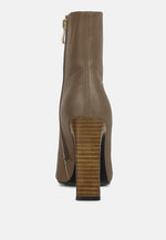 Wyndham Lace Up Leather Ankle Boots