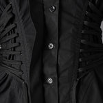 Waist-Tied Irregular Shirt, Hudson Yards | Women - BYMANYC ® New York