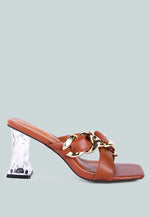 Wandy Link Chain Embellished Sandals