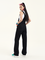 Washed Wide-Leg Jeans, Chelsea | Women - BYMANYC ® New York