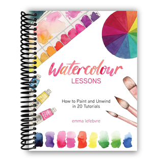 Watercolour Lessons: How to Paint and Unwind in 20 Tutorials (Spiral Bound) - By Baano