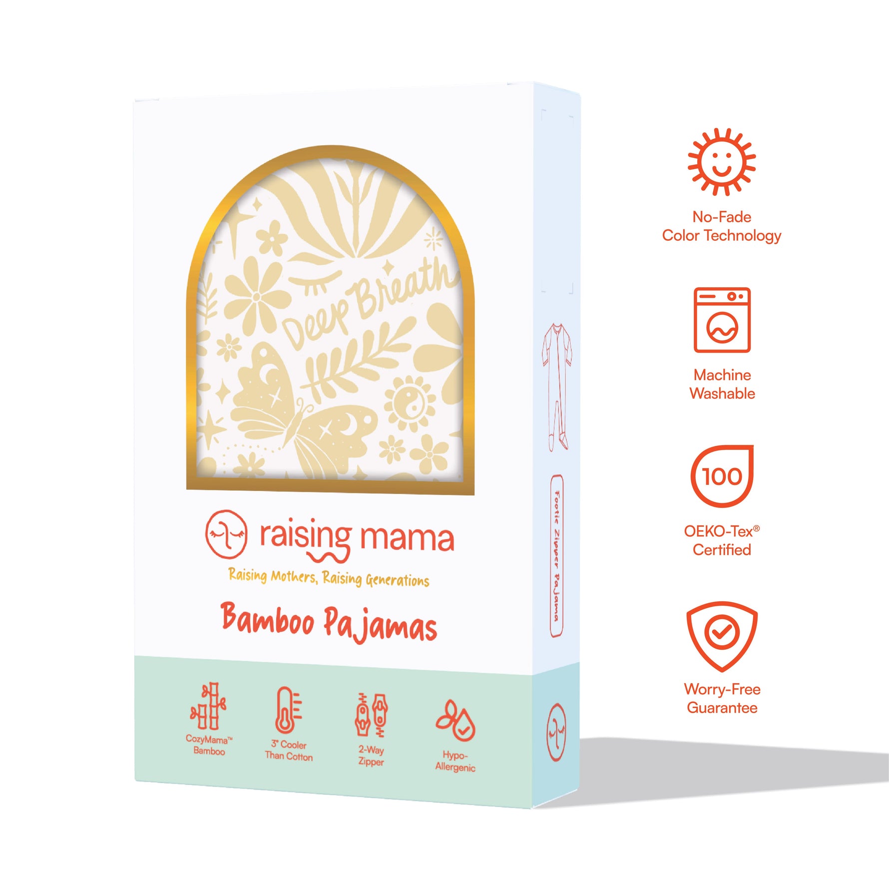 The Second-Skin Footie | Om Baby (Beige)