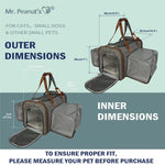 Mr. Peanut's Gold Series Standard Size Airline Compliant Double Expandable Pet Carrier Mr. Peanut's Pet Carriers