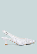 Siev Rhinestone Slingback Mules