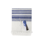 White & Blue Kitchen Towel