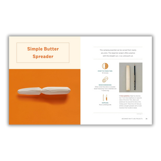 Whittling for Beginners: Step-by-Step Projects to Carve from Wood (Spiral Bound) Lay it Flat Publishing Group