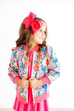 Wildflower Wishes Satin Jacket