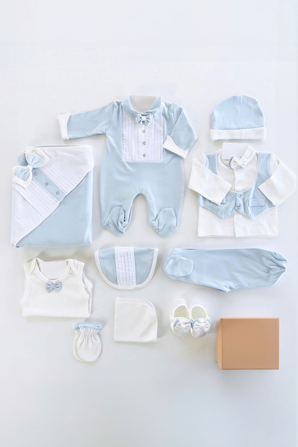 William Newborn Coming Home Set (10 pcs) - By Baano