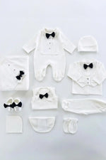 William Newborn White Coming Home Set (10 pcs) - By Baano