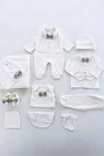 William Newborn White Coming Home Set (10 pcs) - By Baano