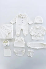 William Newborn White Coming Home Set (10 pcs) - By Baano