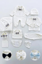 William Newborn White Coming Home Set (10 pcs) - By Baano