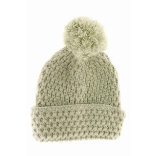 KIDS Bee Stitch Knit Pom C.C Beanie