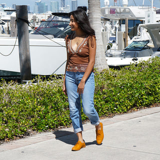 Caramel Oxfords