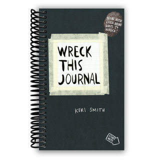 Wreck this Journal (Black): Spiral Bound - By Baano