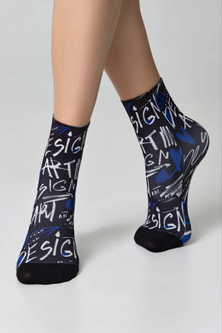 Dense Socks Conte Fantasy 910 - Art Designs - By Baano