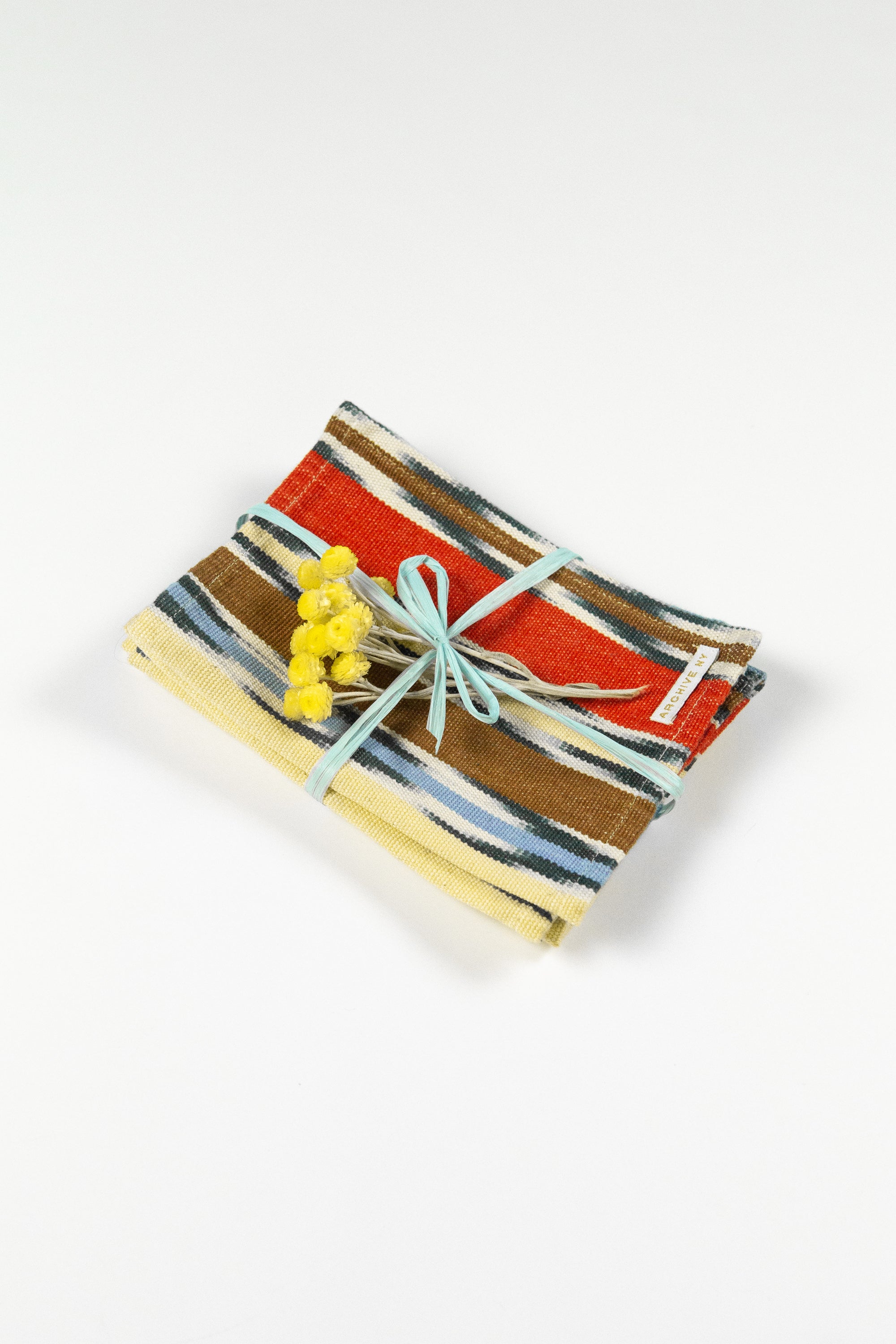 Xela Multi Jaspe Cocktail Napkins Set of 4