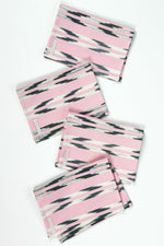 Xela Light Pink Jaspe Cocktail Napkins Set of 4