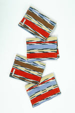 Xela Multi Jaspe Cocktail Napkins Set of 4