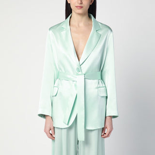 Christiana Jacket In Aqua Green - By Baano