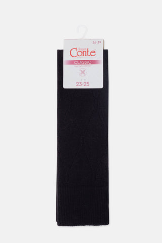 Cotton Knee Highs Conte Classic 007 - By Baano