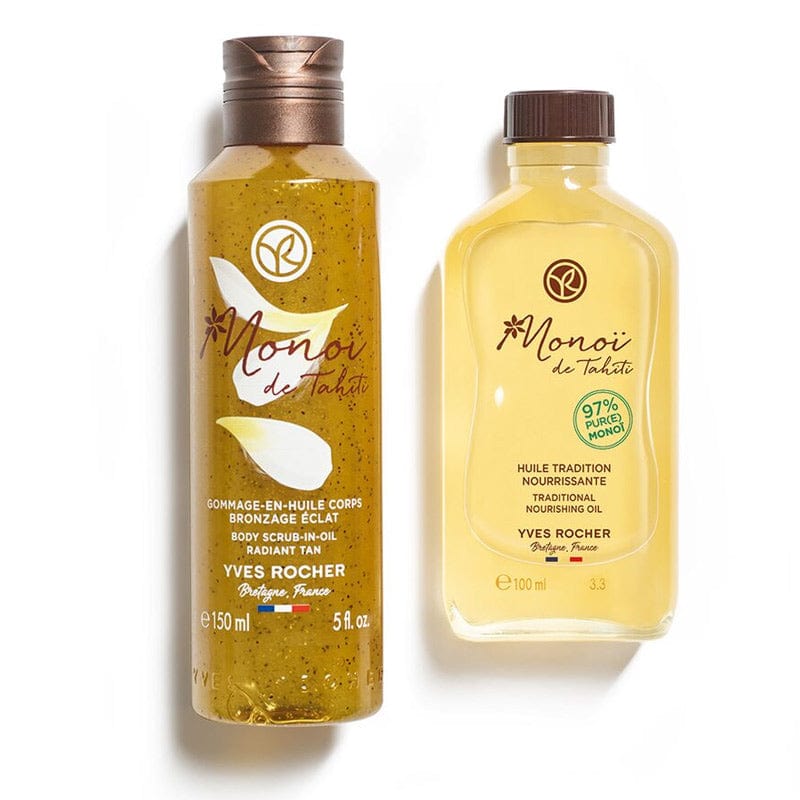 Yves Rocher Monoi Exfoliating Body Oil 150 ml - By Baano