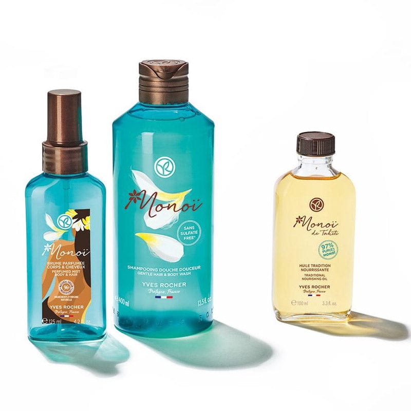 Yves Rocher Monoi Hair and Body Shampoo 400 ml - By Baano