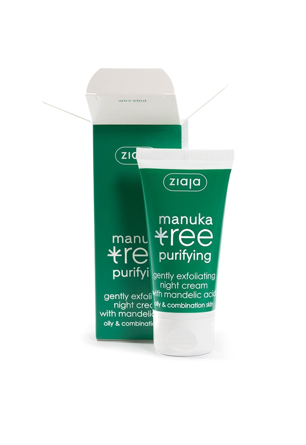 Ziaja Manuka 3% Almond Acid & Exfoliating Night Cream 50 ml - By Baano