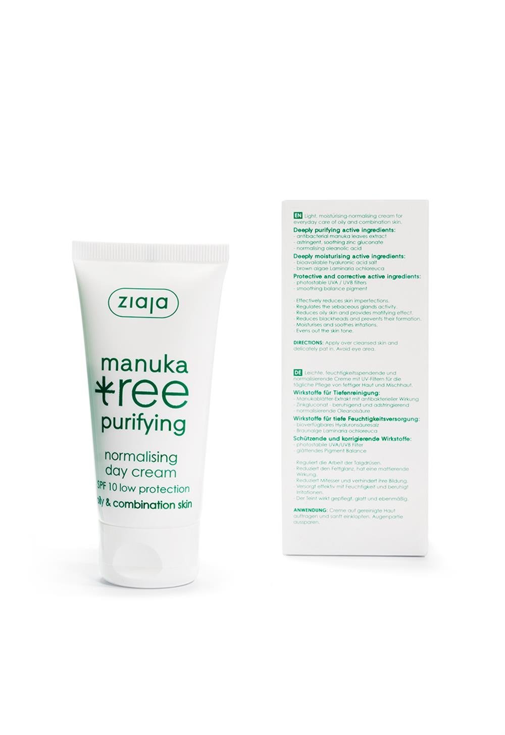 Ziaja Manuka Moisturizing and Balancing Day Cream SPF10 50 ml Chivela
