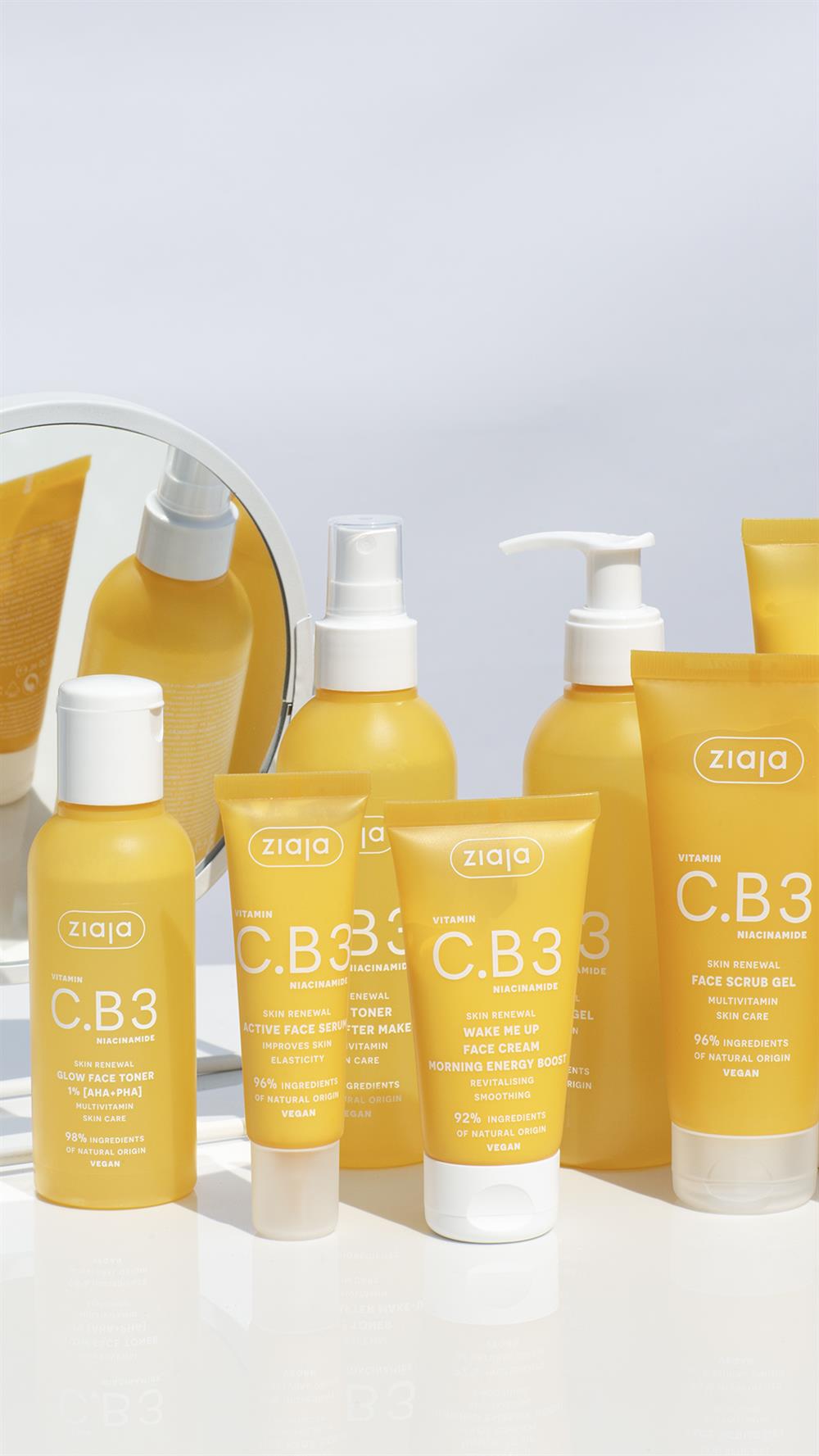 Ziaja Vitamin C.B3 Niacinamide Facial Peeling Gel 100ml - By Baano