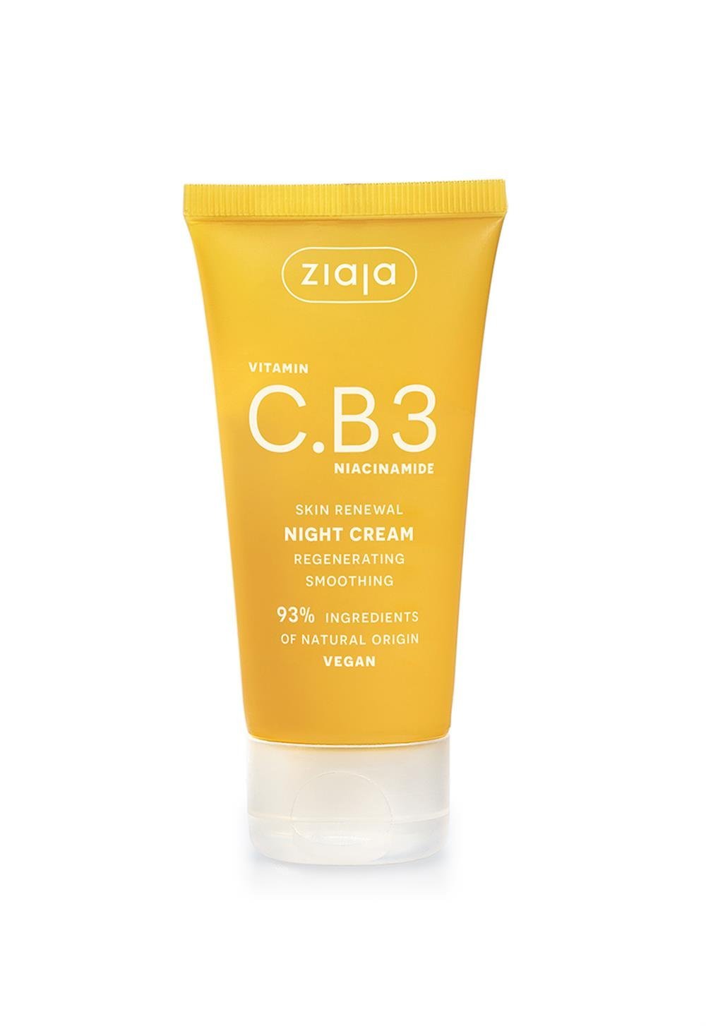 Ziaja Vitamin C.B3 Niacinamide Night Cream 50ml - By Baano