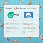 4-Piece Turkish Cotton Christmas Flannel Sheet - Whittaker Collection