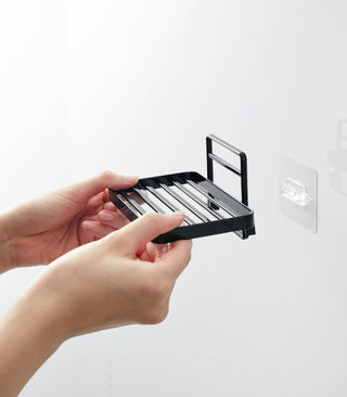 Traceless Adhesive Soap Tray - Steel - By Baano