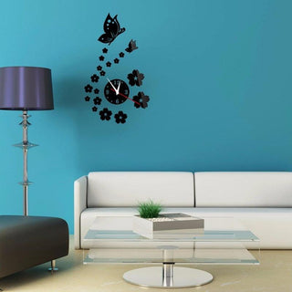 Acrylic Clocks Watch Wall Clock Modern Design 3D Mirror Watches Home Decoration Living Room 3D Mirror Surface Wall Clock Creative Mute Wall Stickers for Home Living Room Office Decoration Gifts Stevvex