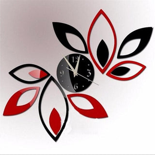 Acrylic Mirror Wall Clock Stickers Modern Decor Living Room Gift Home Furniture Sticker Mirror Frameless Large Wall Clock Kit for Home Living Room Bedroom Office Decoration Stevvex