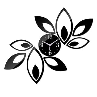 Acrylic Mirror Wall Clock Stickers Modern Decor Living Room Gift Home Furniture Sticker Mirror Frameless Large Wall Clock Kit for Home Living Room Bedroom Office Decoration Stevvex