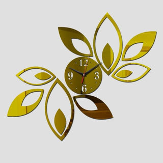 Acrylic Mirror Wall Clock Stickers Modern Decor Living Room Gift Home Furniture Sticker Mirror Frameless Large Wall Clock Kit for Home Living Room Bedroom Office Decoration Stevvex