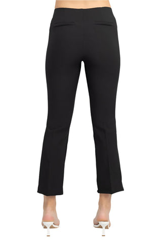 Adrianna Papell Mid Waist Pull On Solid Straight Pants - Glamourous Grace