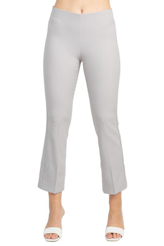 Adrianna Papell Mid Waist Pull On Solid Straight Pants - Glamourous Grace