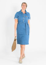 Ada Denim Midi Dress - Glamourous Grace