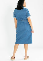 Ada Denim Midi Dress Inherit Co.