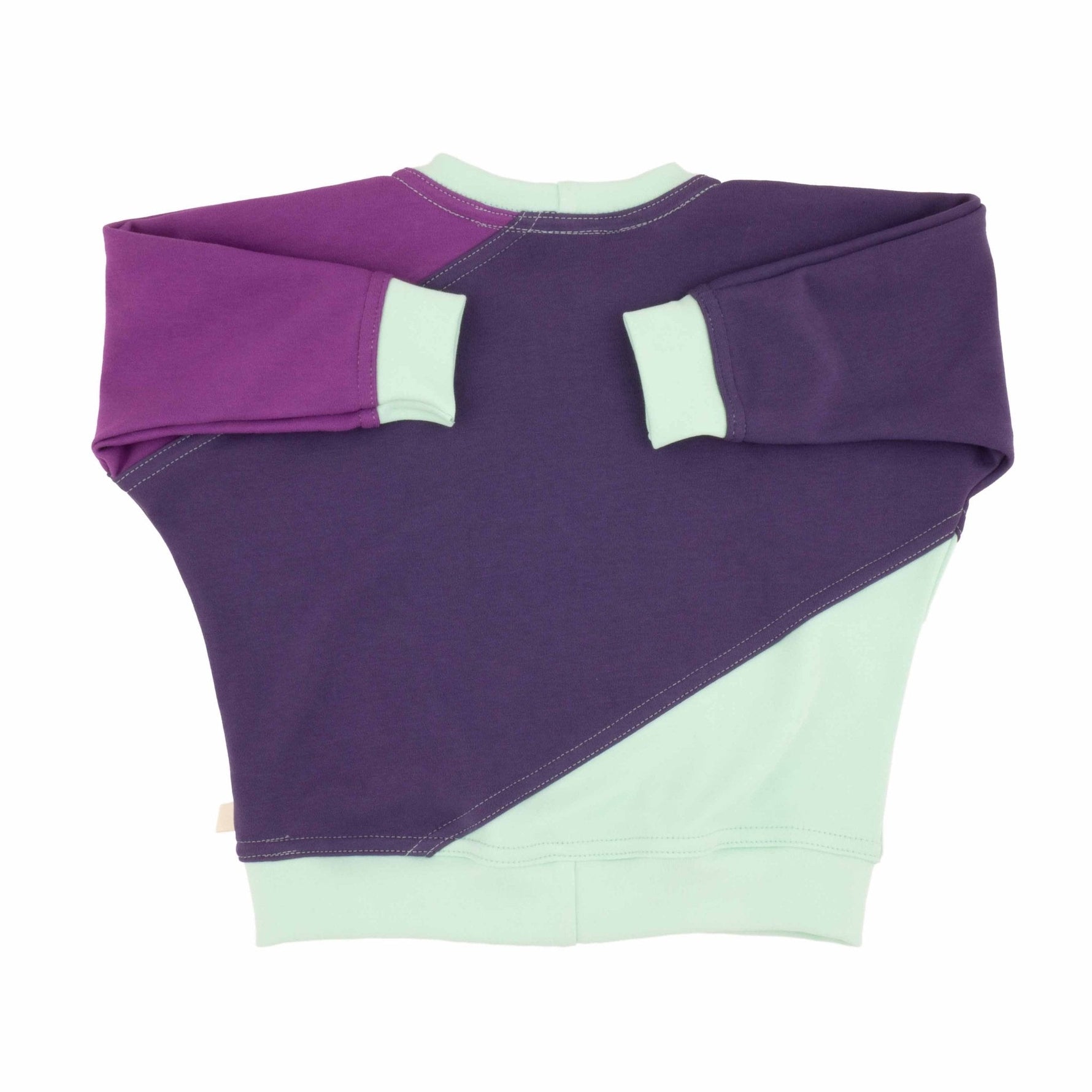 Baby Diagonal Colorblock Sweatshirt