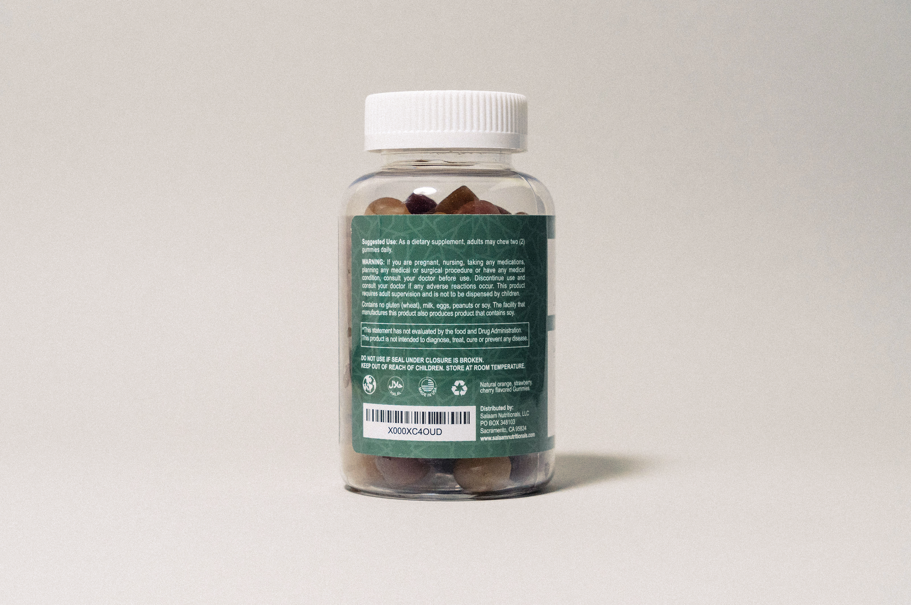 Halal Adult Multivitamin Gummies - Complete Nutrition with Essential Vitamins - 90 Count - By Baano