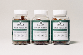 Halal Adult Multivitamin Gummies - Complete Nutrition with Essential Vitamins - 90 Count - By Baano
